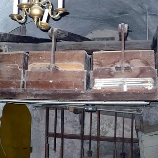 Balganlage in Sakristei