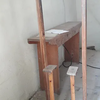 Balgtretanlage in anderer Perspektive
