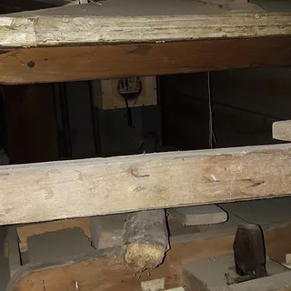 Balg mit kleinem Leck