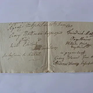 Friedrich und Wilhelm, Söhne von Samuel Joseph Maetz