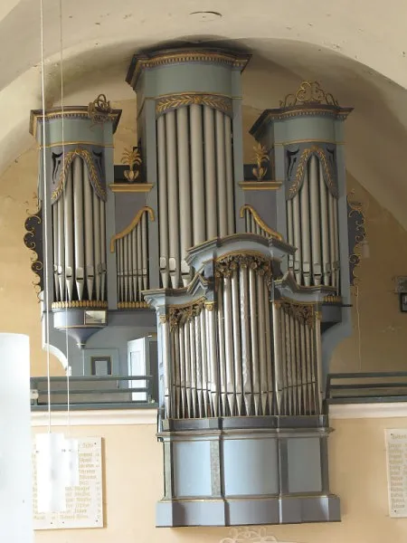 Heute Rückpositiv in Arbegen, früher Orgel in Obereidisch