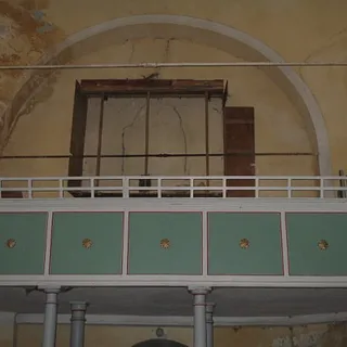 Westempore Hahnbach nach dem Abbau der Orgel