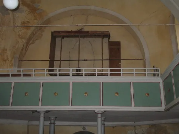 Westempore Hahnbach nach dem Abbau der Orgel