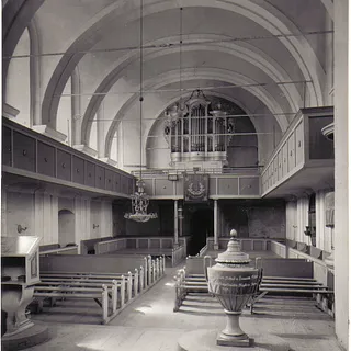 Orgel im Raum, Foto von J. Fischer, 1960