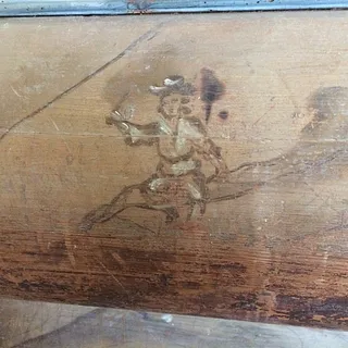 Detail der Bemalung